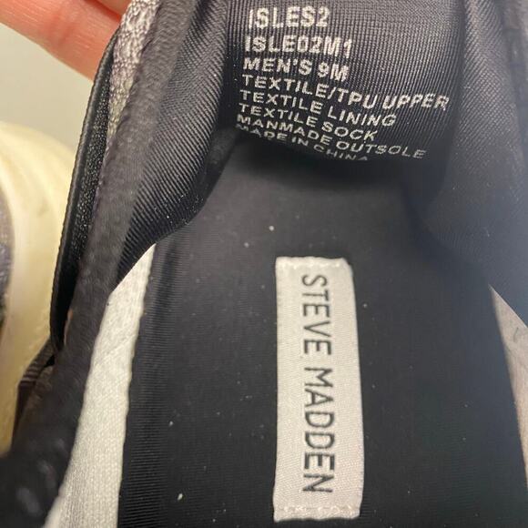 Steve Madden Isles2 Black Camo Sneakers Thick Sole Shoes Size 9 - Picture 14 of 16